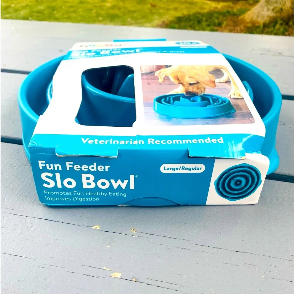 Outward Hound Fun Feeder Slow Eating Bowl for Dogs - Large 10